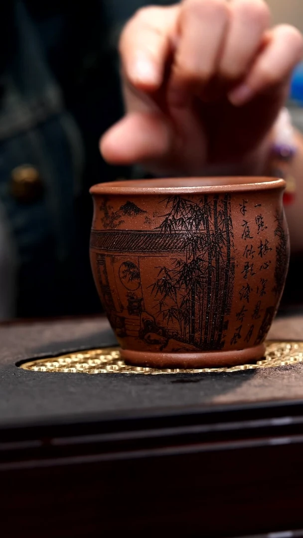 【闪购商品】紫砂茶杯精品紫砂杯05