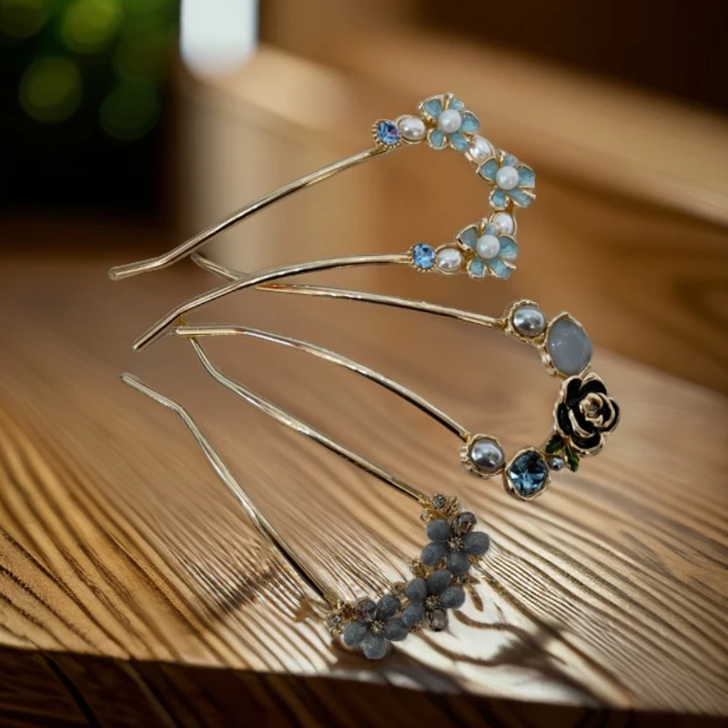 气质u型百搭韩式简约优雅发簪