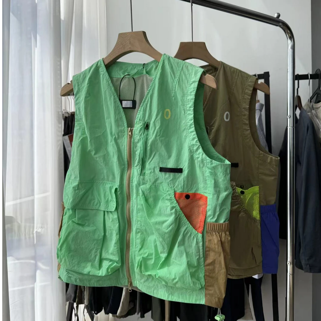 25春款新款复古风户外运动休闲马甲情侣款男女百搭潮流宽松马甲