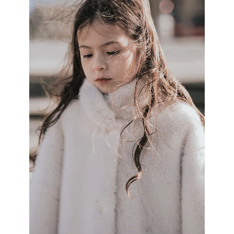 【富贵千金】PISELLI史豌豆女童长款大衣 Q1251