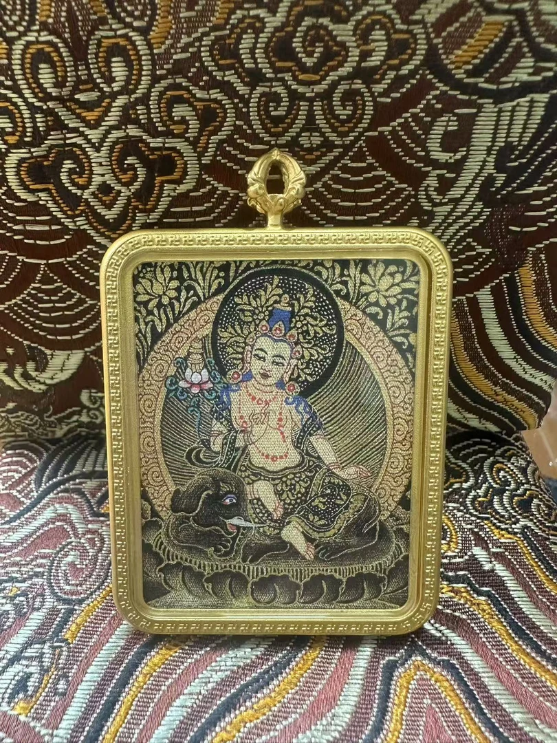 唐卡   龙 蛇  普贤