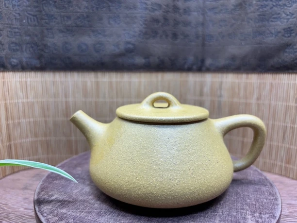 平盖石瓢，精工半手，原矿段泥，容量160cc
