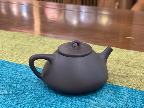 【子亿茶道】老紫泥石瓢半手工250毫升左右回馈粉丝3把壶就是福