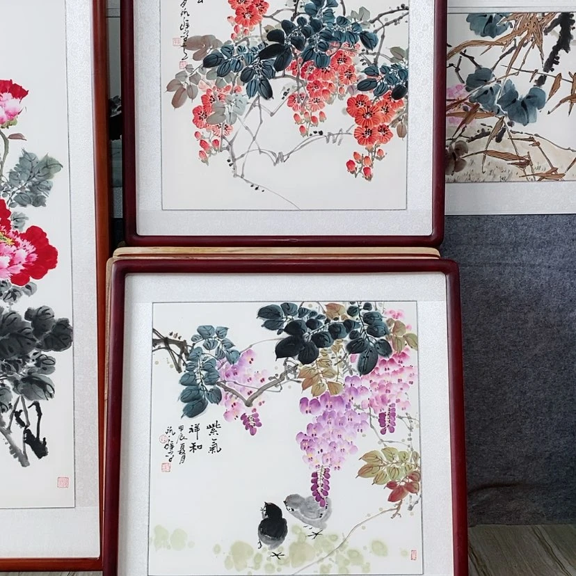 【闪购商品】绘画书画作品带框65×65厘米