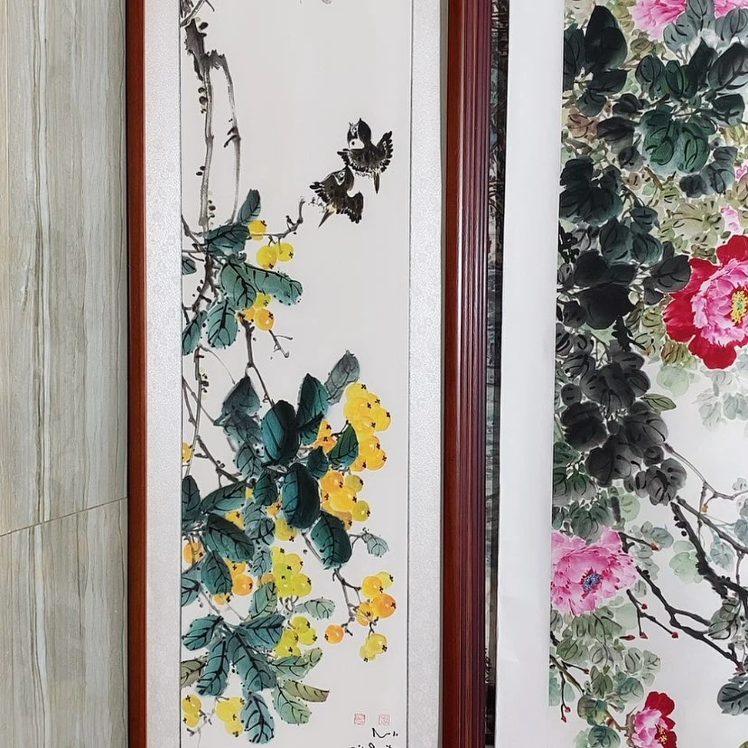 【闪购商品】绘画书画作品带框165×50