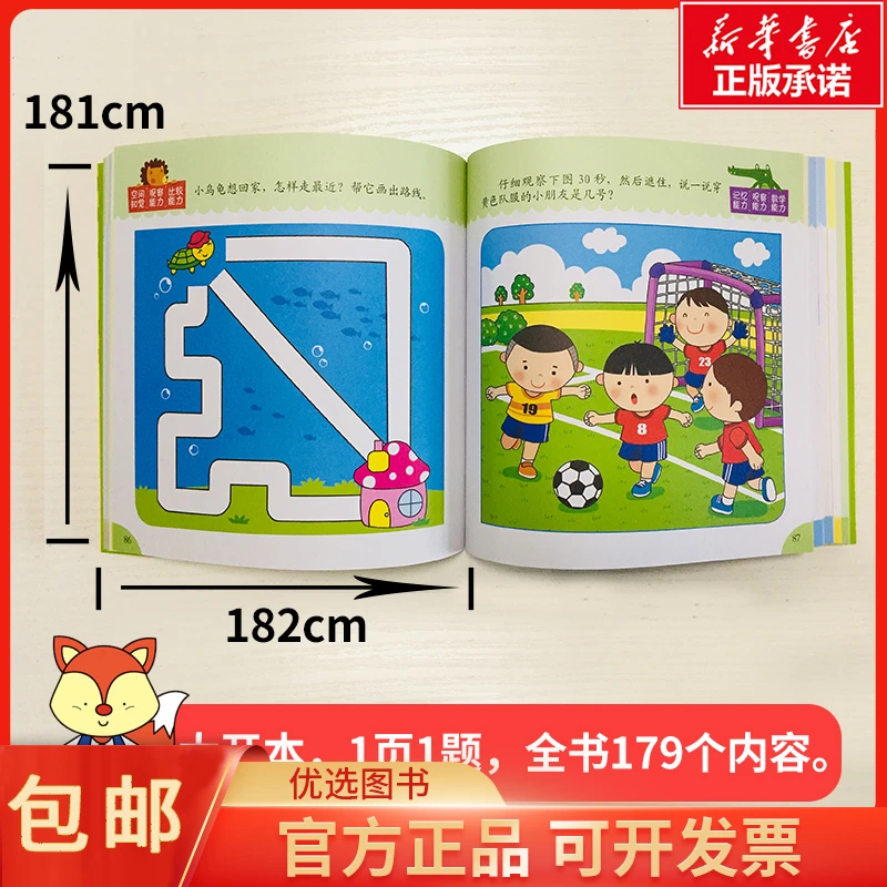 儿童黄金期左右脑大开发(3-4岁)/儿童全脑智力开发关键题