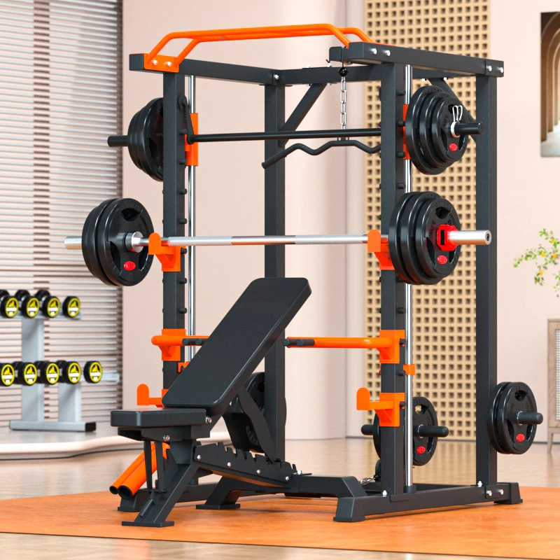 史密斯机综合训练多功能家用深蹲卧推商用高拉硬拉健身器材龙门架