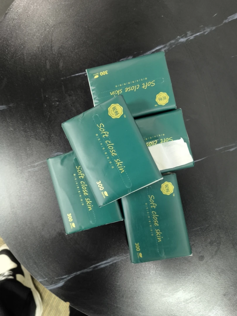 到手5包抽纸-请勿中差评-家用300抽1包