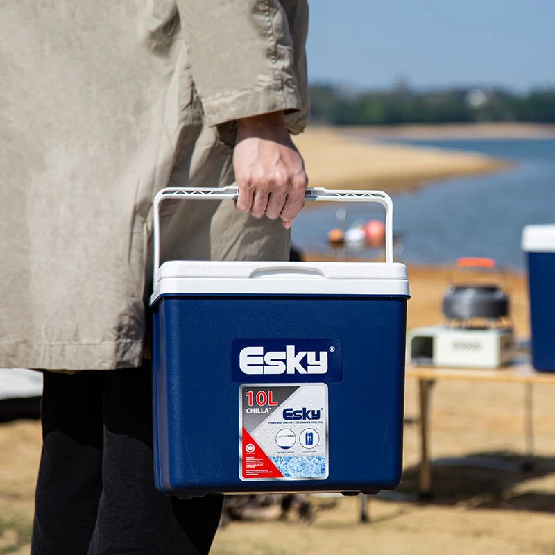 Esky保温箱冷藏箱10L车载户外保冷便携保鲜商用摆摊冰桶泡沫箱
