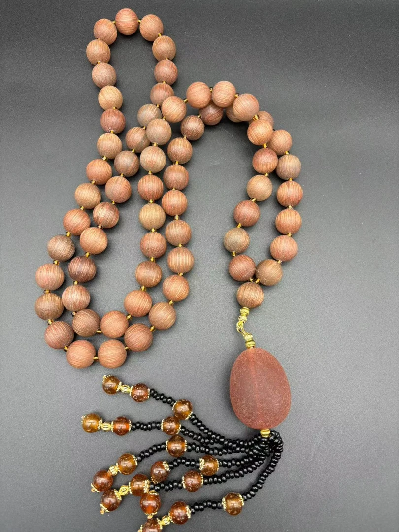 408008拒马河金丝斜挎琉璃复古编织长款手工