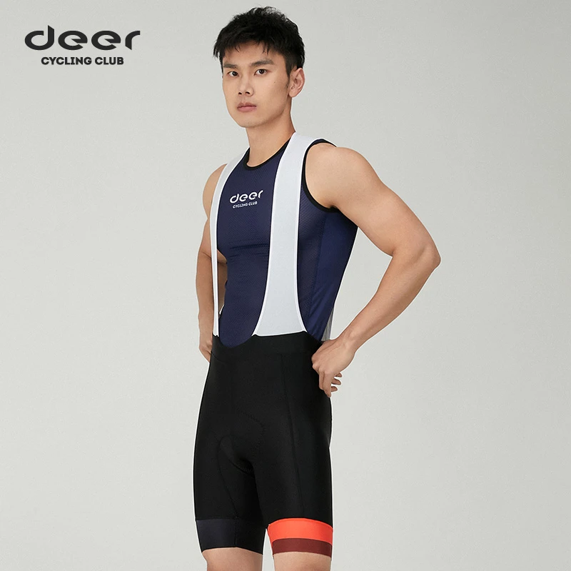 deer小鹿【追云】冷感EIT双箭头骑行裤男款夏公路自行车速干背带裤