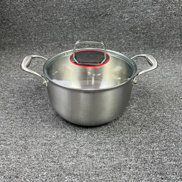 迪尼兰22CM加高汤锅（五层钢精铸把手）316不锈钢4升炖鸡锅炖汤锅