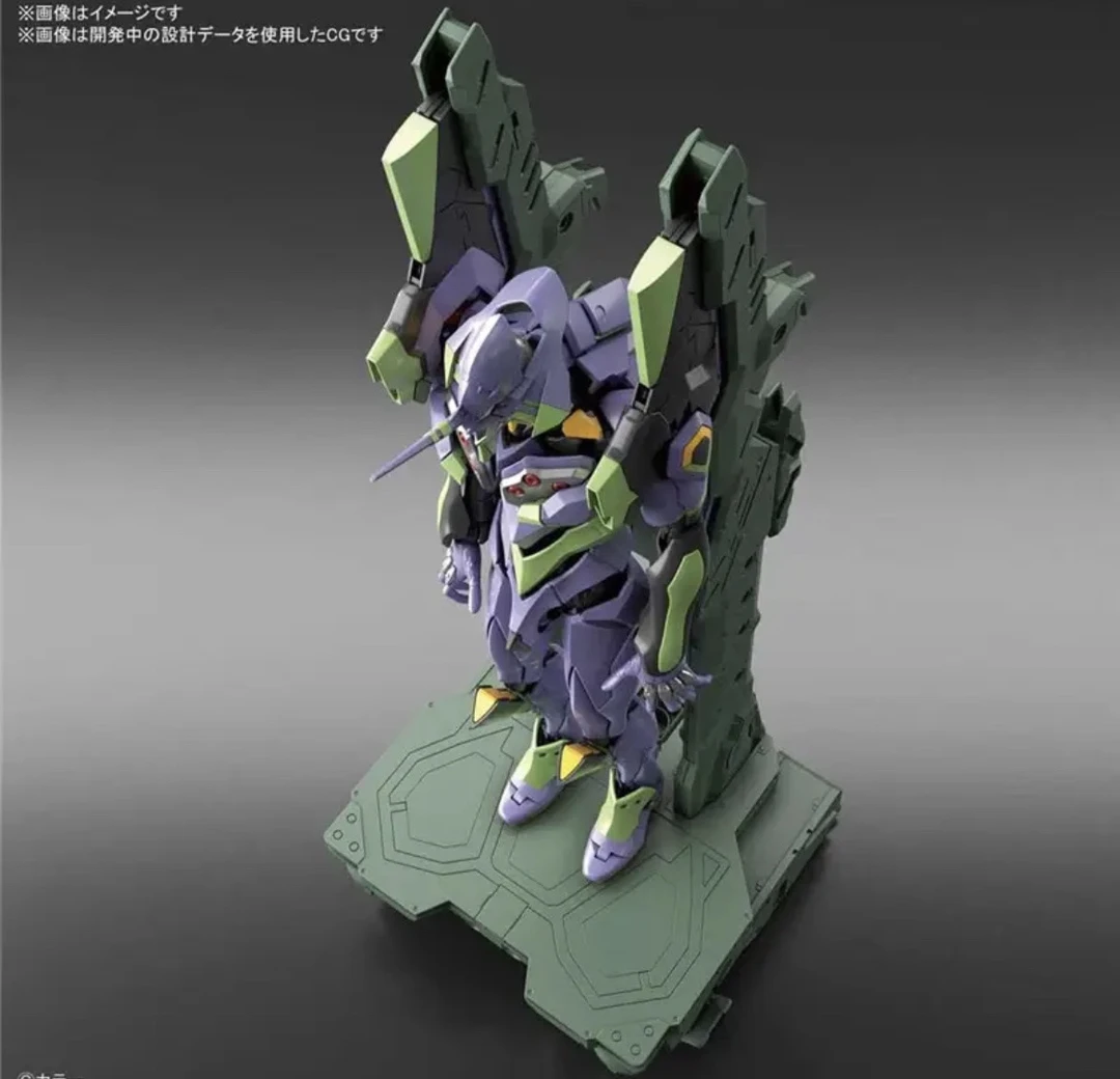 玩具RG eva 01新世纪福音战士EVA初号机豪华版DX版 带输送台