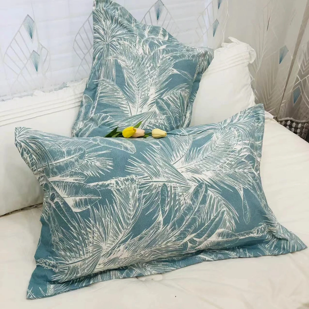 【椰树林-蓝】小辣椒加厚磨绒一对装48X74