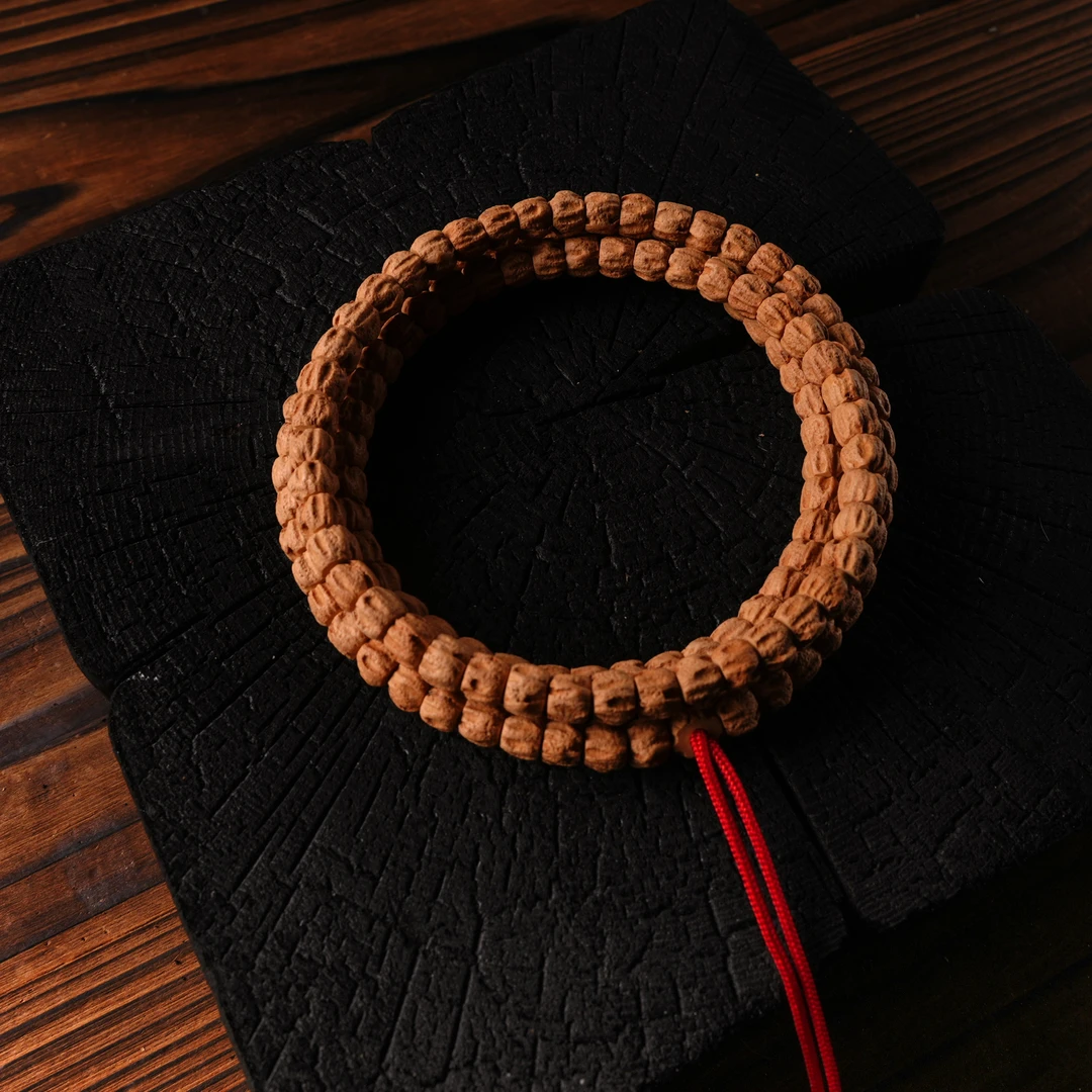 J637百香籽长串108颗念珠天然文玩佛珠 6+