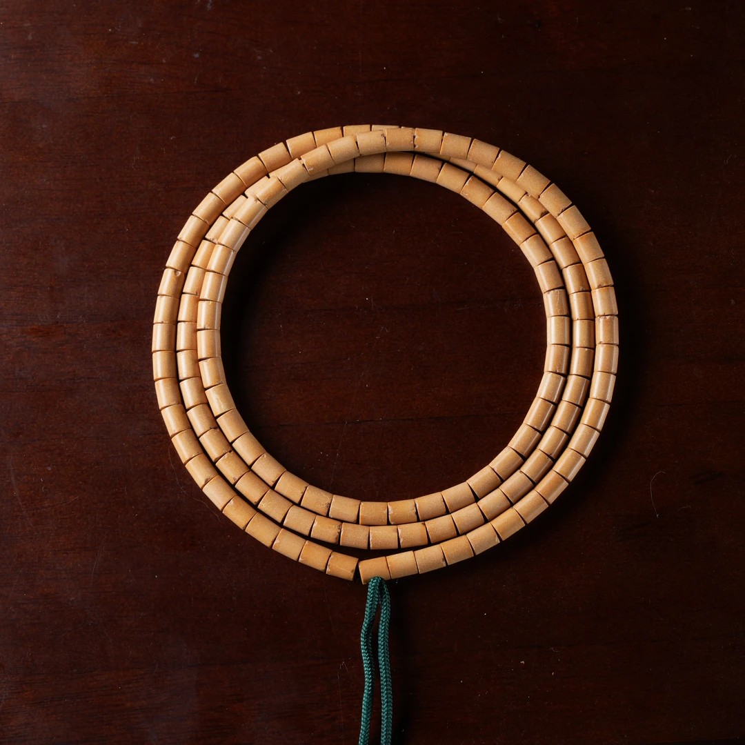 【朝奉文玩】J588 天然树籽文玩柏香籽108长串尺寸 4-5