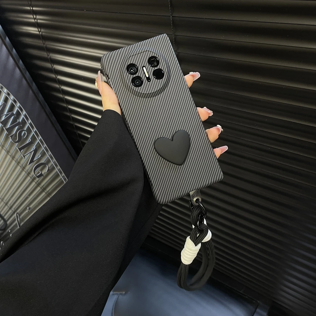 适用华为matex5手机壳新款斜纹碳纤纹保护壳大折叠matex3外壳潮流