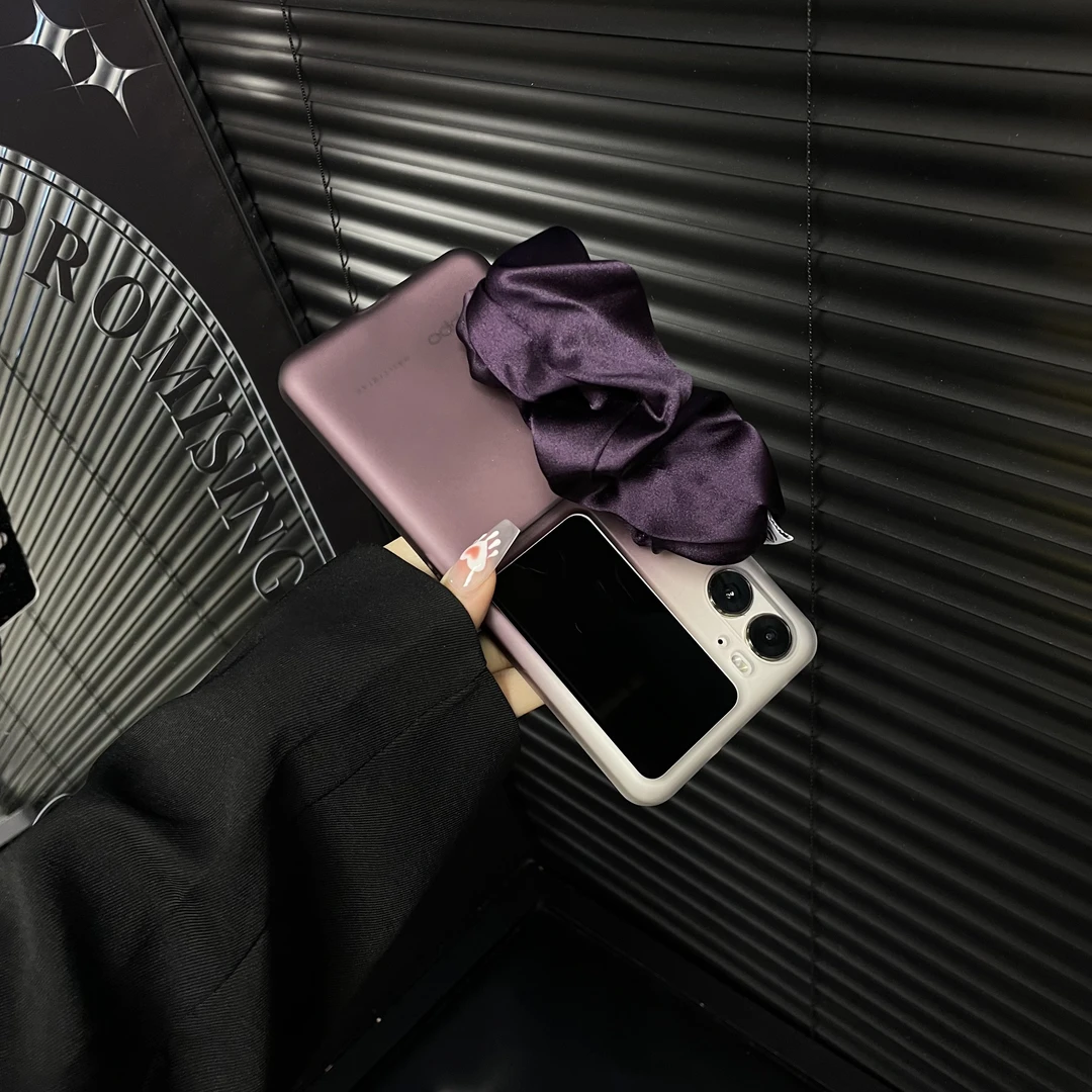 适用oppofindn2flip手机壳渐变腕带丝巾磨砂半透折叠n2flip外壳潮