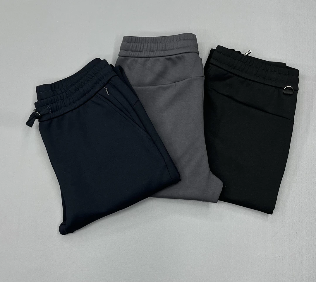 男士春秋冬抗皱简约百搭卫裤垂感舒适透气休闲运动裤直筒品质长裤