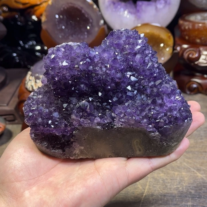 紫晶摆件未镶嵌摆件