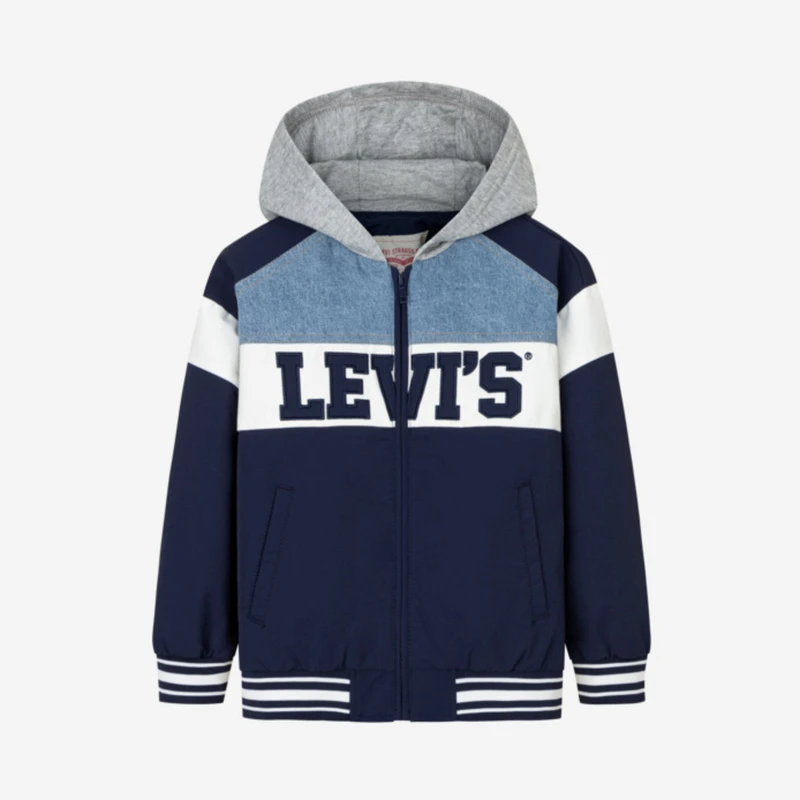【官方旗舰】Levi's李维斯童装夹克春秋大童连帽夹克外套LVBHO-L756
