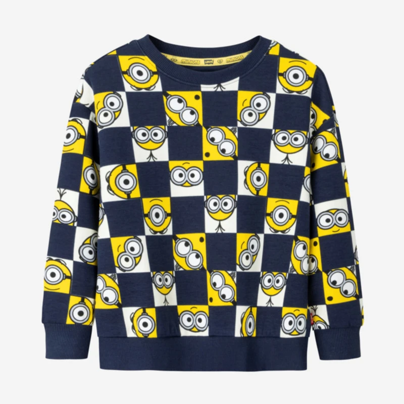 【官方旗舰】Levi's李维斯童装卫衣春秋大童小黄人卫衣LVN-FW-M558