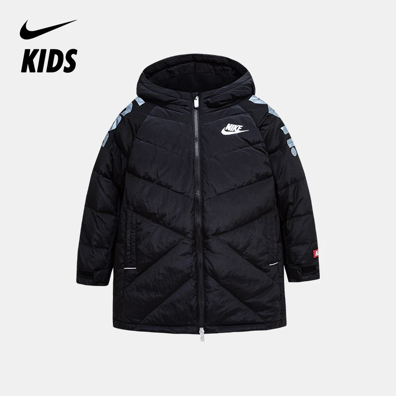 【官方旗舰】Nike耐克冬季保暖童装羽绒服男童短款运动防寒穿搭K111