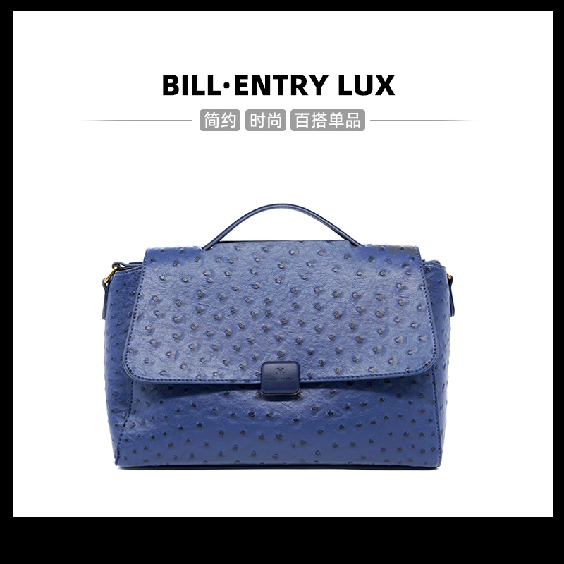 【BILL】轻奢小众包包女士24新款通勤手提包大容量真皮斜挎包B858