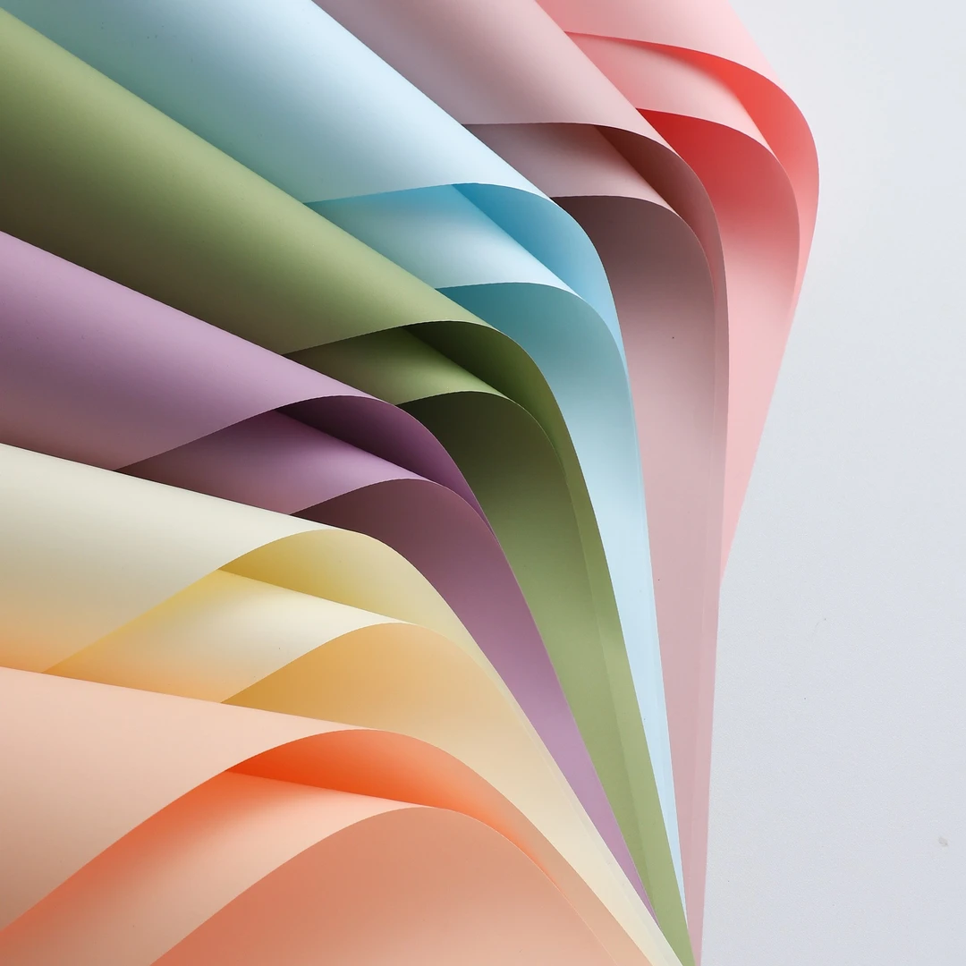 超值活动一箱100包纯色初恋纸欧雅纸鎏金纸防水鲜花包花哑光纸