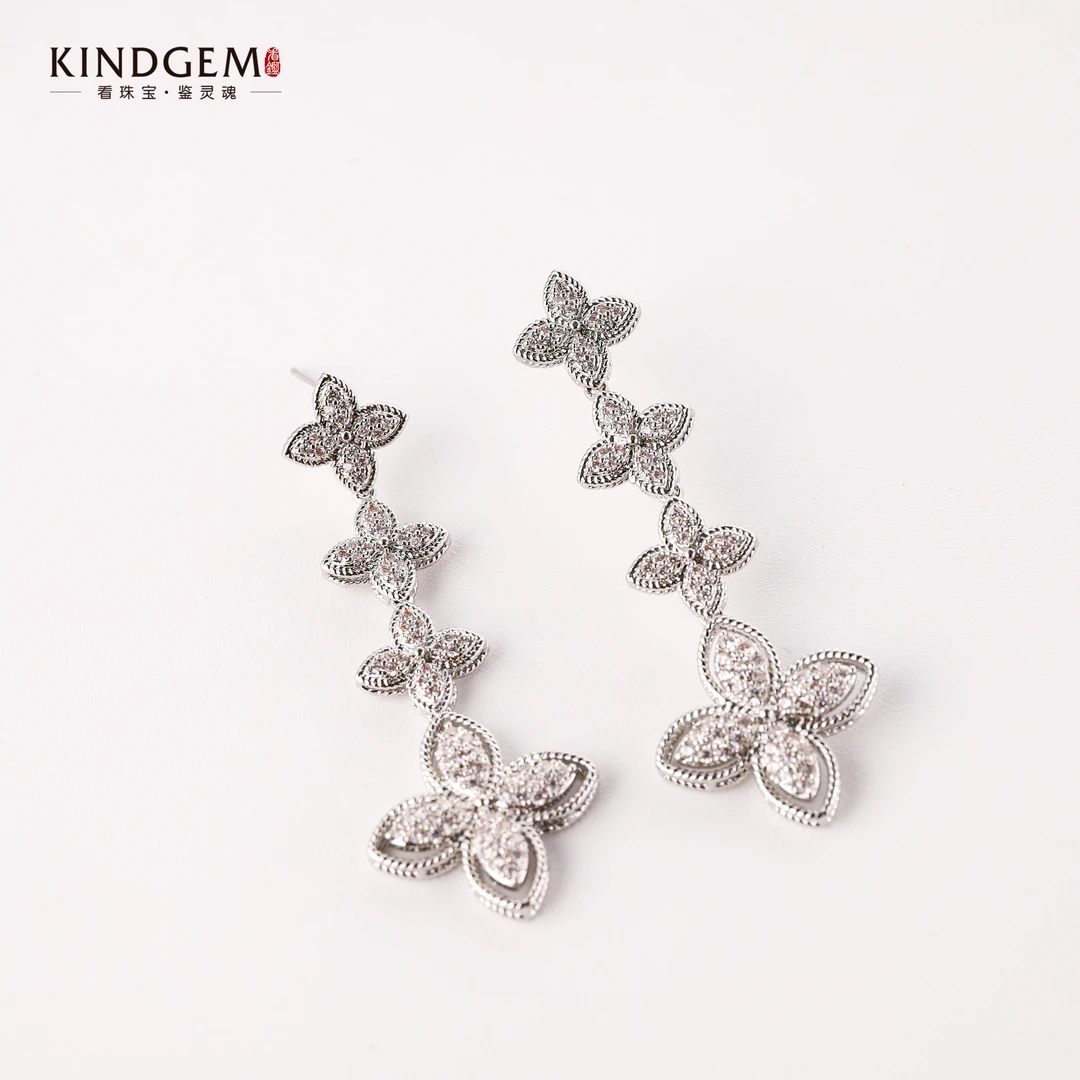 看鉴 铜合金耳饰 AW13XIPC-26620时尚百搭潮流轻奢小众简约耳环