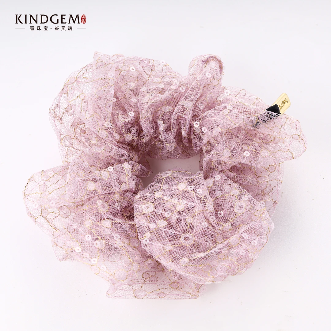 CG165XPQC-24745蓝色轻奢时尚百搭简约设计师优雅气质发绳