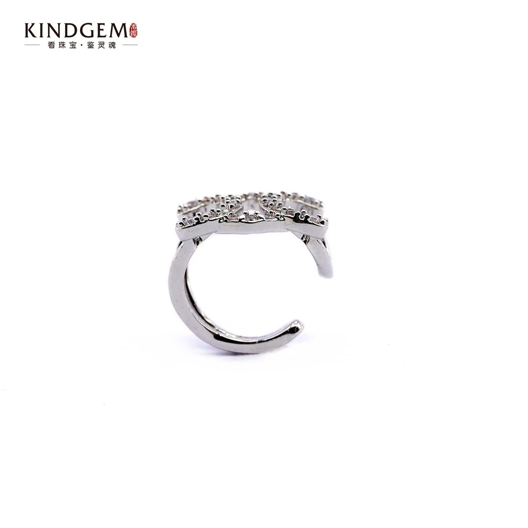 铜合金合成锆石耳饰 时尚简约个性小众耳骨夹耳环AD75XAPC-02179