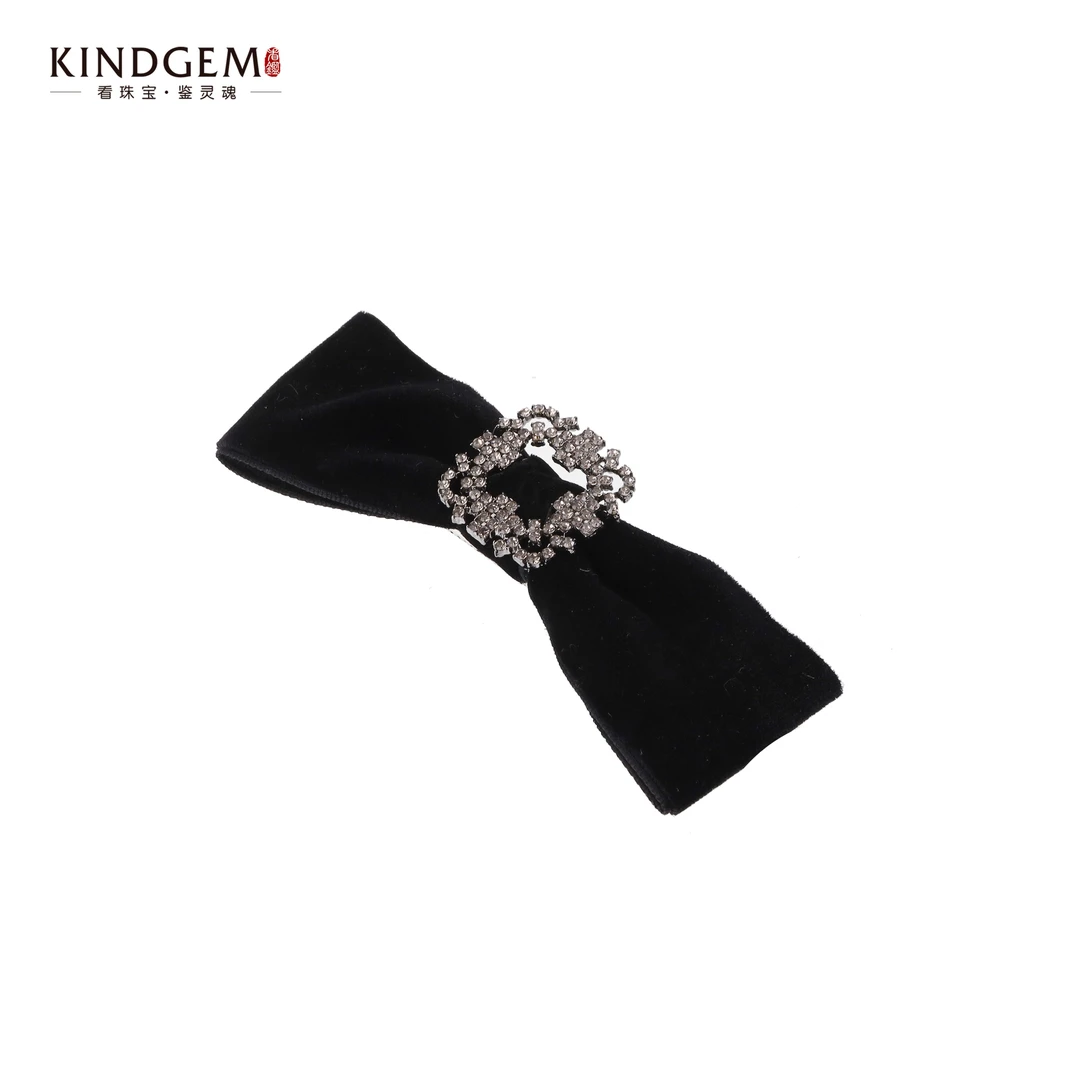 看鉴CG130XIDC-24694 网红百搭黑色精致简约时尚发饰优雅发夹