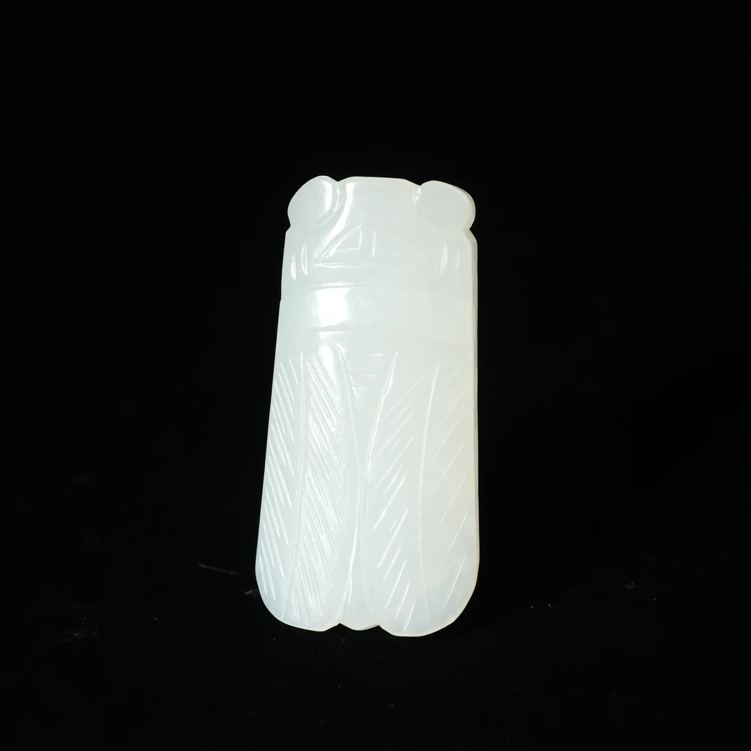 清代和田玉蝉【华豫之门】AAJD2412111038