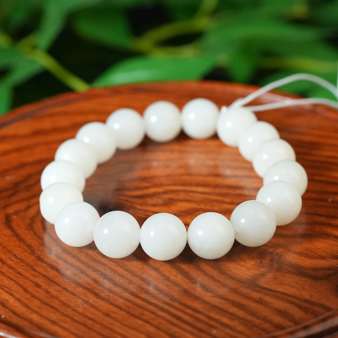 民国和田玉圆珠手串【华豫之门】AADB2411141005