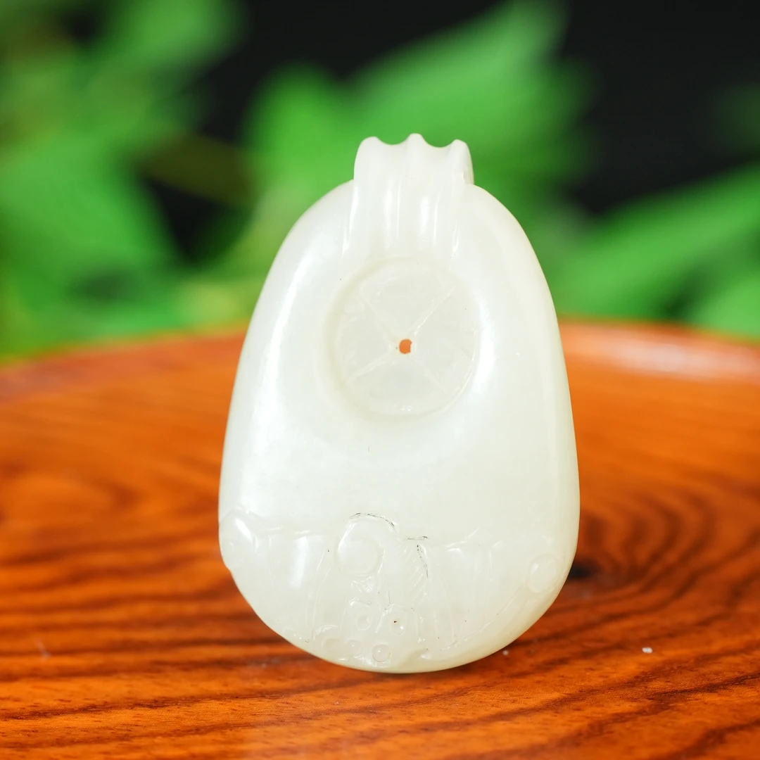 清代和田玉福在眼前佩【华豫之门】ACHYF240831049