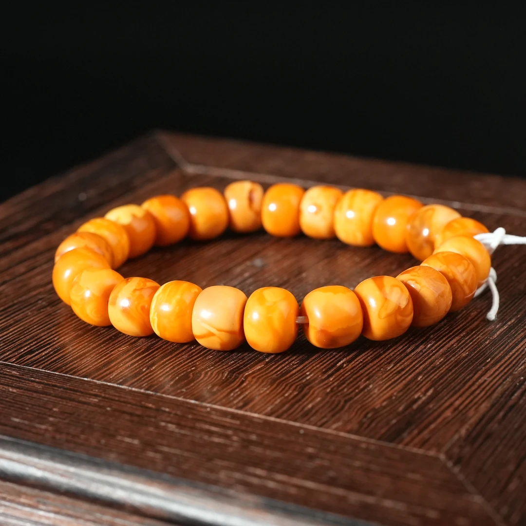 19世纪花蜡老型珠手串【古珠精选】AACC240727019