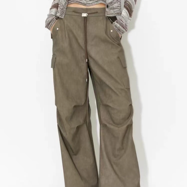 avvenn24秋新款工装直筒休闲长裤am71301621