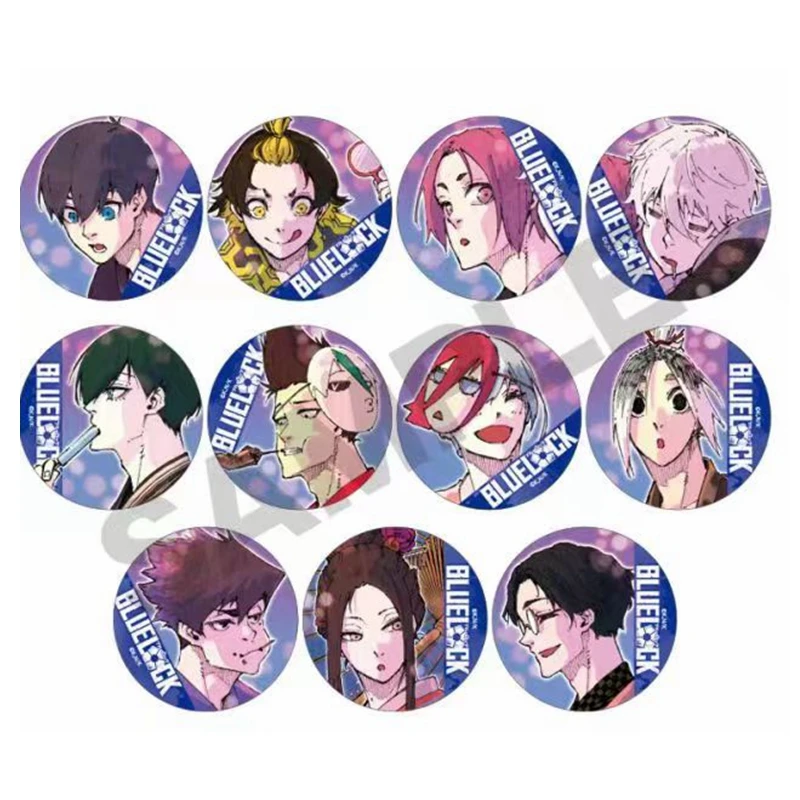 【蓝锁浴衣吧唧】蓝色监狱原画浴衣徽章 盲盒代拆