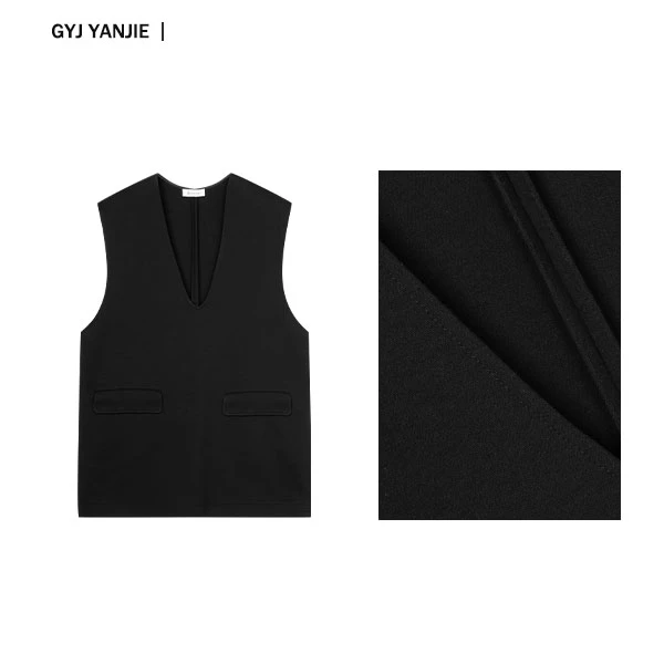 艳姐优选 新款秋冬时尚简约百搭马甲W8202