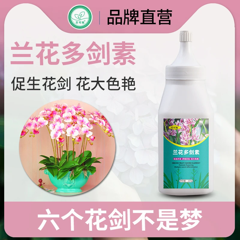 贝可施兰花多剑素蝴蝶兰多剑王营养液肥料爆芽素专用液体肥君子兰