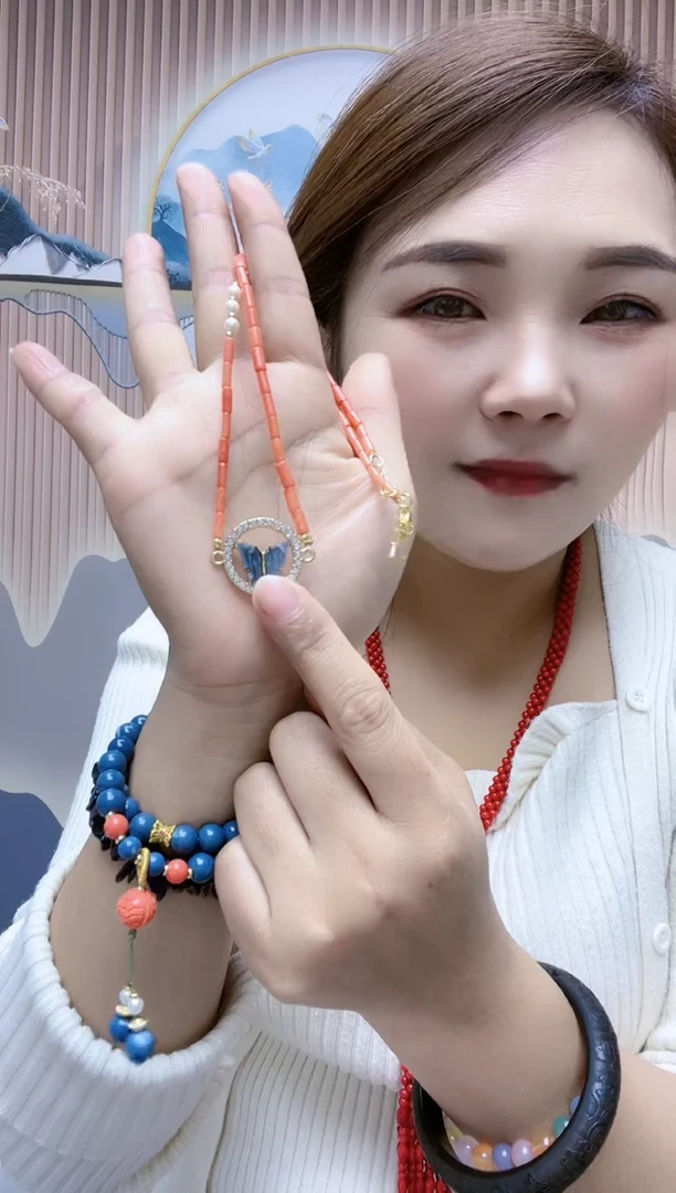 【闪购商品】玛瑙/玉髓颈饰合金A32