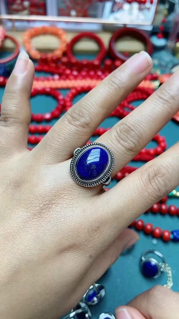 【闪购商品】青金石戒指合金C10