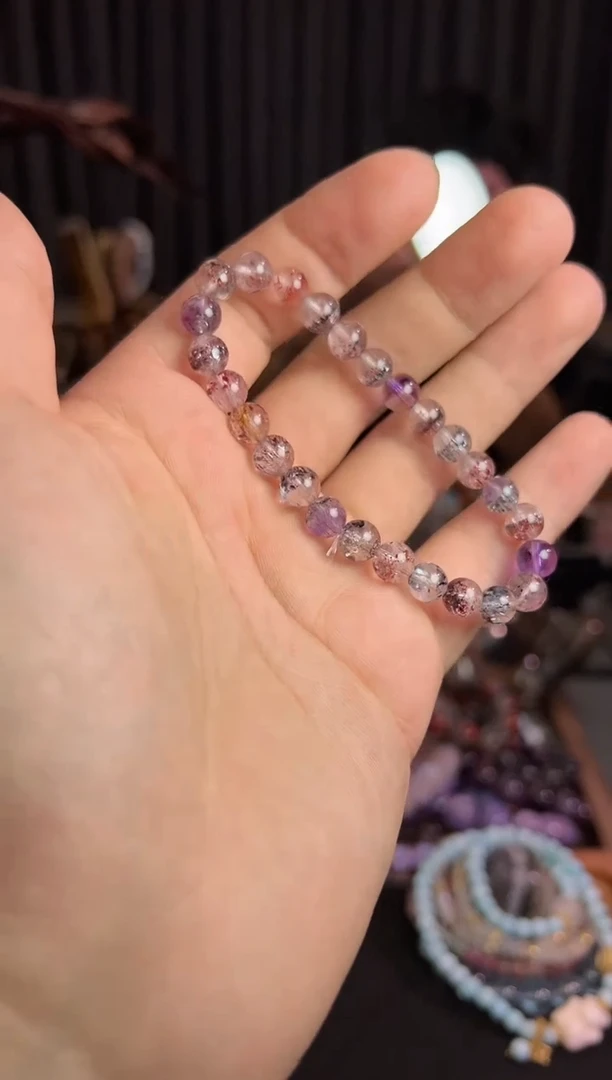 【闪购商品】水晶手链未镶嵌7.3mm±彼岸花超七手串