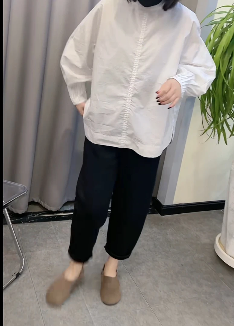 显瘦百搭设计感衫百搭爆款高品质女时尚简约洋气休闲911s0198