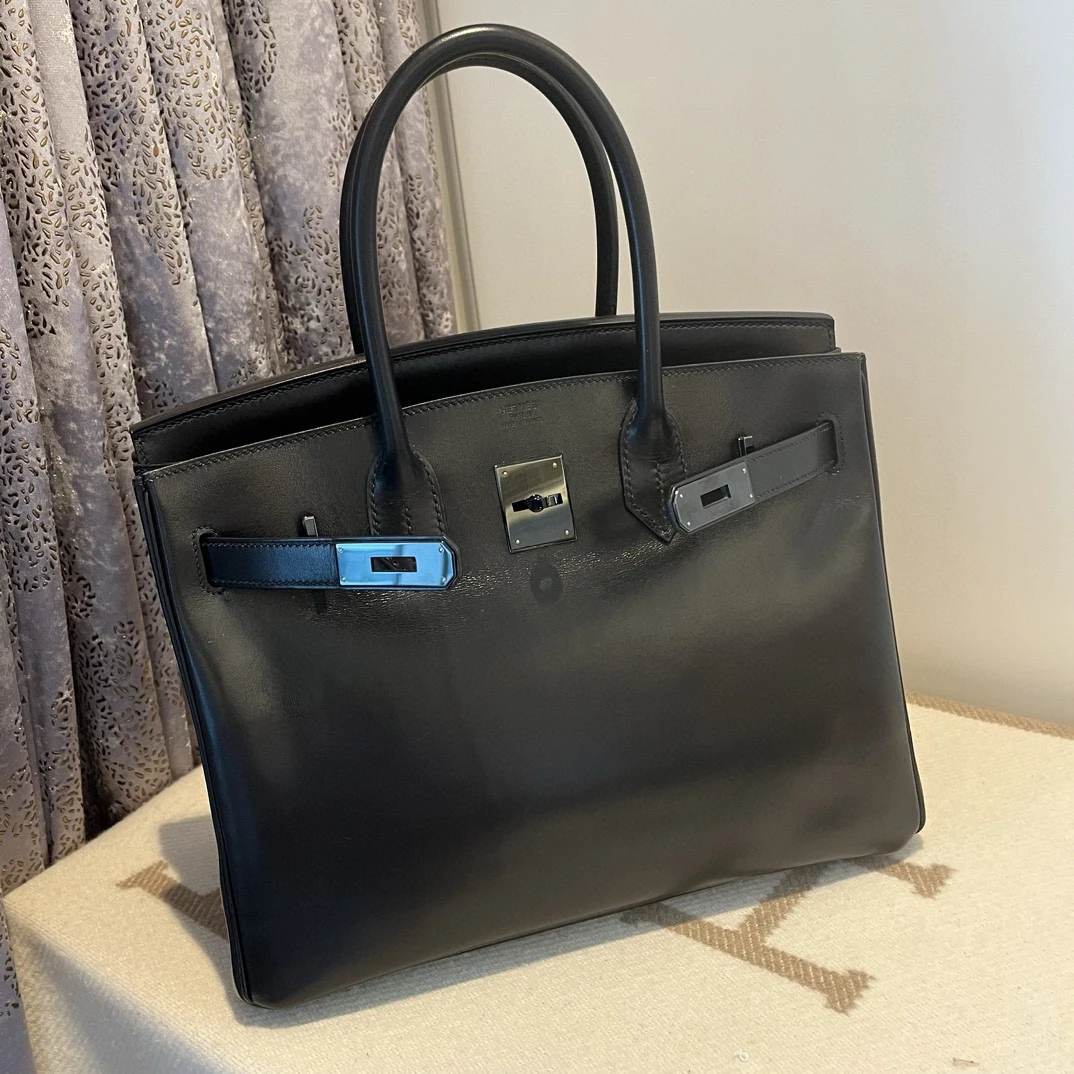 全新未使用 Hermes/爱马仕 birkin 30 框N box 89 黑色1g5hr