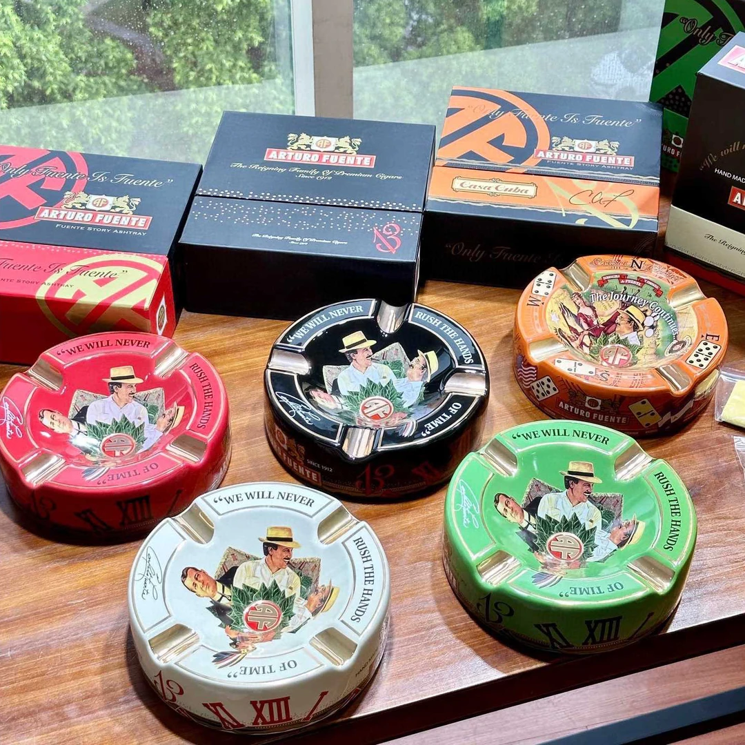 阿图罗.富恩特AturoFuente烟灰缸雪茄缸爆款高级感超大陶瓷礼物