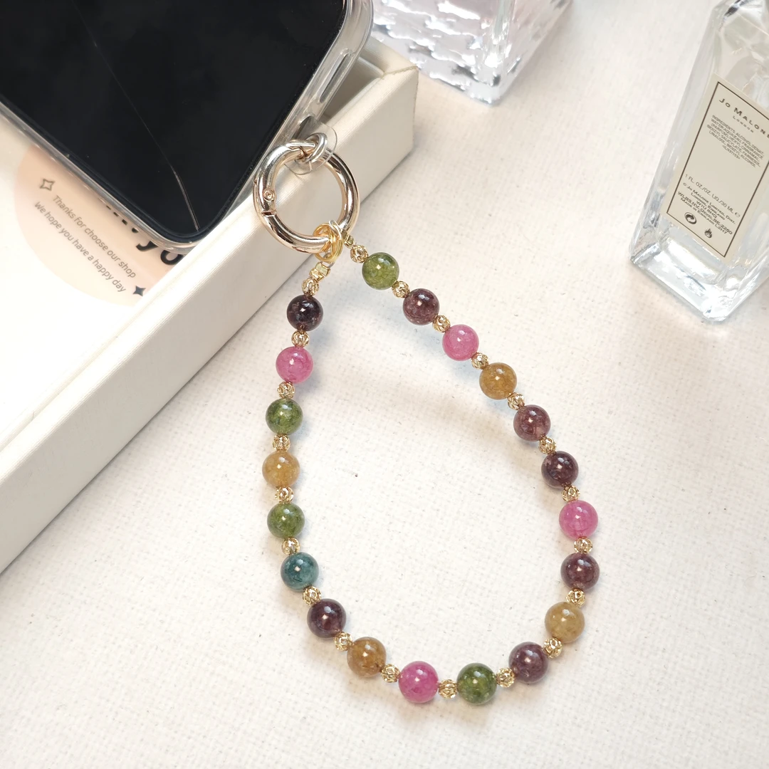 【碧喜】复古风ins手机链钥匙链手机挂绳装饰优雅百搭女款手工网红