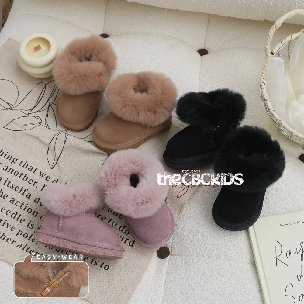 The CBC『蓬蓬主义』宝宝雪地靴男女童冬加厚机能底 249027