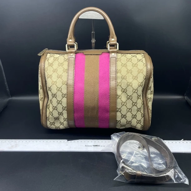 95新 GUCCI/古驰 古驰波士顿手提斜挎/12749